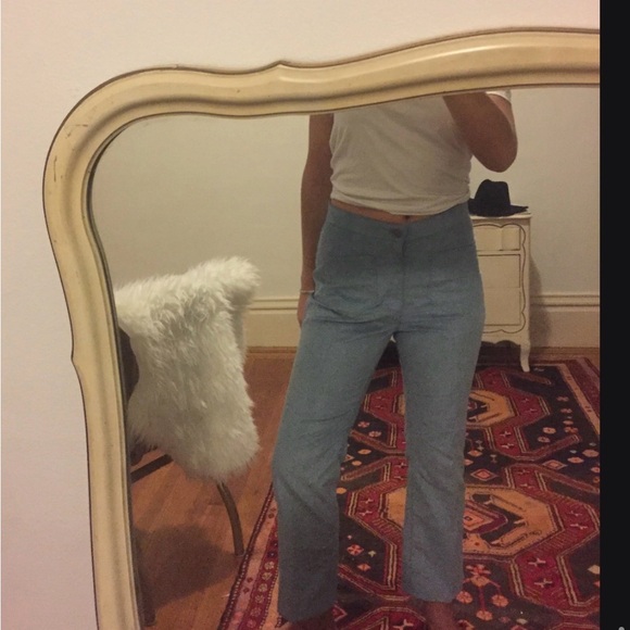 Lykke Wullf Pants - Lykke Wullf Powder Blue Corduroy Ranch Pants